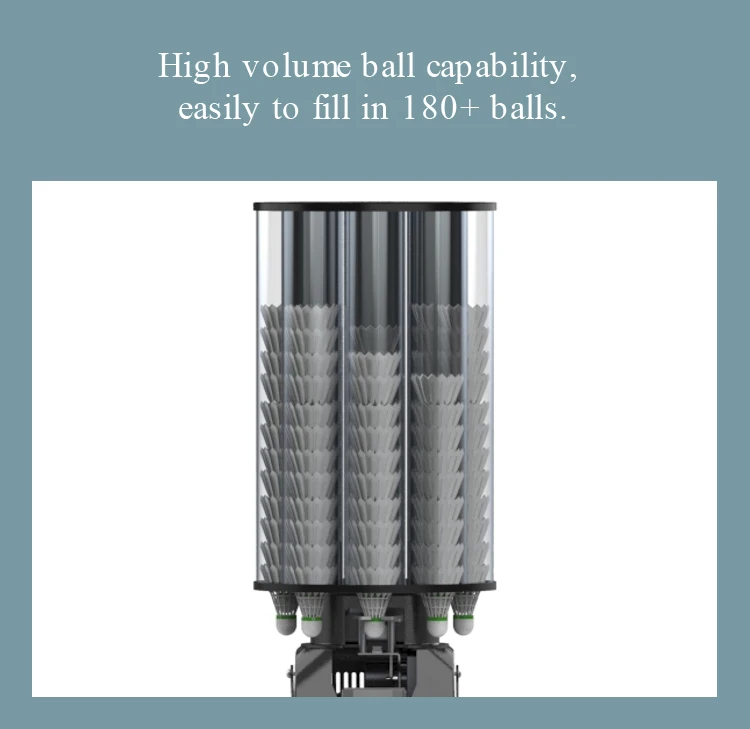 Hot Sales Auto Shuttlecock Fee - Feeder Machine Badminton บทวิจารณ์และราคา