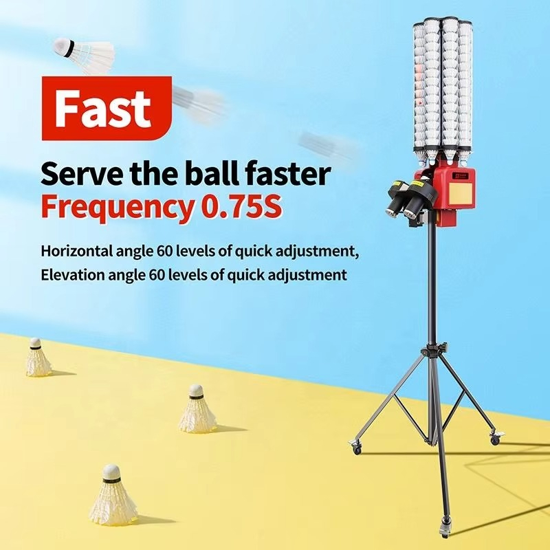 Portable Automatic Badminton S - Feeder Machine Badminton บทวิจารณ์และราคา